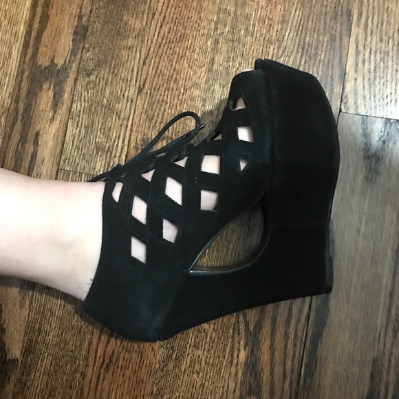Steve Madden Daade Wedge Black - Picture 5 of 8
